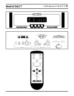 Preview for 2 page of Audio Research DAC7 Owner'S Manual