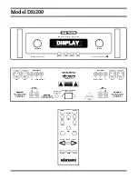 Preview for 3 page of Audio Research Definition DSi200 Owner'S Manual