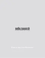 Предварительный просмотр 2 страницы Audio Research High Definition Reference 80S User Manual