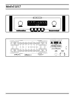 Предварительный просмотр 3 страницы Audio Research LS17 Owner'S Manual