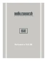 Preview for 1 page of Audio Research Reference 150 SE Manual