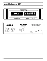 Preview for 3 page of Audio Research Reference CD7 Owner'S Manual