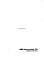 Предварительный просмотр 15 страницы Audio Research SP14 Owner'S Manual