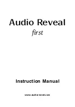 Preview for 1 page of Audio Reveal first Instruction Manual