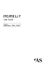 Audio Service ITC Li 7 User Manual preview