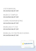 Предварительный просмотр 1 страницы Audio Service microConnect Set User Manual