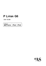 Audio Service P Li-Ion G6 User Manual preview