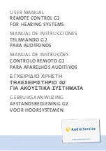 Preview for 1 page of Audio Service RIC RIXX G2 User Manual