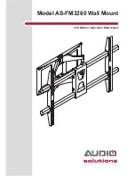 Audio Solutions AS-FM3260 Manual preview