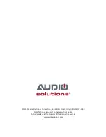 Preview for 13 page of Audio Solutions AS-RC3260 Manual