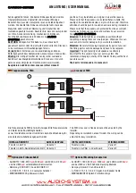 Предварительный просмотр 2 страницы Audio System CARBON 130 User Manual