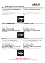 Preview for 4 page of Audio System DSP-BOX User Manual