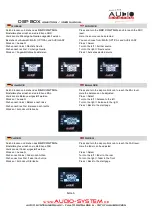 Preview for 5 page of Audio System DSP-BOX User Manual