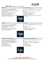 Preview for 6 page of Audio System DSP-BOX User Manual