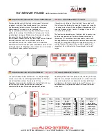 Предварительный просмотр 3 страницы Audio System Hx 100 phase User Manual