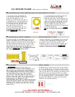 Предварительный просмотр 5 страницы Audio System Hx 100 phase User Manual