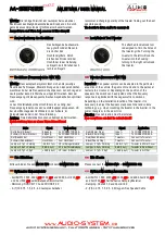 Preview for 2 page of Audio System MFIT EVO2 Manual