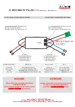 Предварительный просмотр 3 страницы Audio System X 200 BMW PLUS EVO User Manual