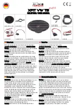 Предварительный просмотр 1 страницы Audio System XFIT VW T5 EVO 2 User Manual