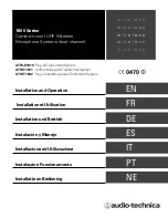 Audio Technica 1800 Series Installation And Operation Manual preview