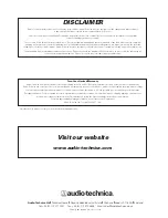 Preview for 13 page of Audio Technica 200 Series Installation And Operation Manual