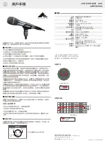 Предварительный просмотр 2 страницы Audio Technica AE3300 User Manual