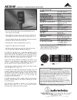 Audio Technica Artist Elite AE3000 Specifications предпросмотр