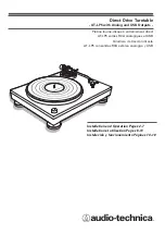 Preview for 1 page of Audio Technica AT-LP5X User Manual