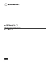 Audio Technica AT2020USB-X User Manual preview