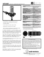 Audio Technica AT3035 Specifications preview