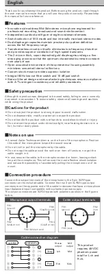 Предварительный просмотр 2 страницы Audio Technica AT4050ST User Manual