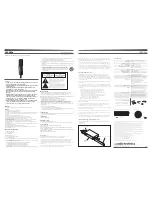 Предварительный просмотр 1 страницы Audio Technica AT4060A Instruction Manual