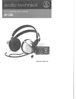 Предварительный просмотр 1 страницы Audio Technica AT705 Owner'S Manual