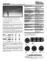 Audio Technica AT815ST Specifications preview