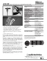 Audio Technica AT831R Specifications preview