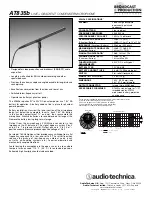 Предварительный просмотр 1 страницы Audio Technica AT835b Specifications