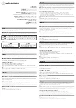 Предварительный просмотр 1 страницы Audio Technica AT8455 User Manual