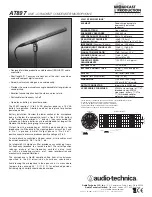 Предварительный просмотр 1 страницы Audio Technica AT897 Specification Sheet