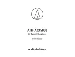 Предварительный просмотр 1 страницы Audio Technica ATH-ADX5000 User Manual