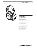 Audio Technica ATH-ANC7b QuietPoint Instruction Manual preview