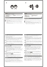 Предварительный просмотр 6 страницы Audio Technica ATH-CHX7 Instruction Booklet