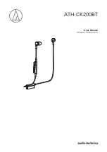 Audio Technica ATH-CK200BT User Manual preview