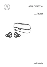 Preview for 1 page of Audio Technica ATH-CKR7TW User Manual