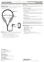 Preview for 2 page of Audio Technica ATH-FW55 Instructions