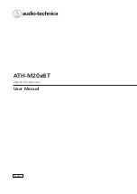 Audio Technica ATH-M20 series User Manual preview