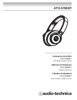 Audio Technica ATH-S700BT Instruction Booklet preview