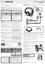 Preview for 1 page of Audio Technica ATH-SR9 User Manual