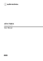 Audio Technica ATH-TWX9 User Manual предпросмотр