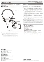 Предварительный просмотр 2 страницы Audio Technica ATH-UN1 Instructions