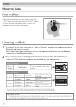 Предварительный просмотр 10 страницы Audio Technica ATH-WS99BT Instruction Booklet